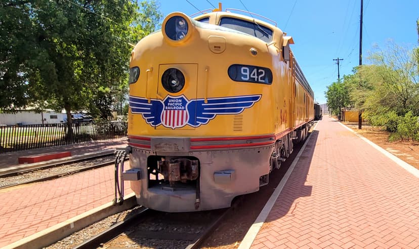 Union Pacific Railroad No. 942 at the Southern California Railway Museum, Perris California - August 2022